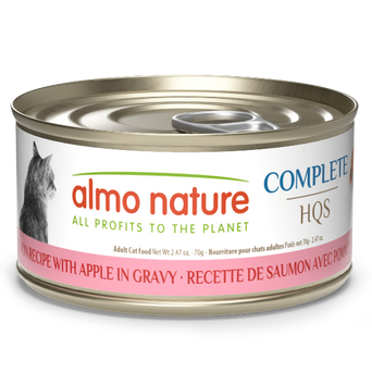 Almo Nature Almo Nature Complete HQS | Salmon with Apple in Gravy Canned Cat Food