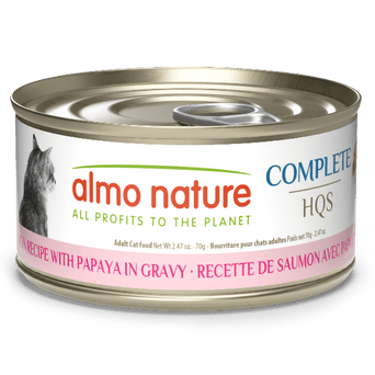 Almo Nature Almo Nature Complete HQS | Salmon with Papaya in Gravy Canned Cat Food