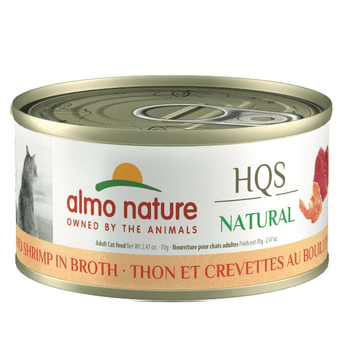 Almo Nature Almo Nature HQS Natural Tuna and Shrimp in Broth Canned Cat Food