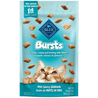 Blue Buffalo Co. BLUE Bursts Filled Cat Treats; Savory Seafood