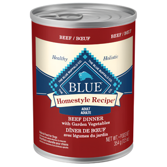 Blue Buffalo Co. BLUE Homestyle Recipe Beef Dinner Canned Dog Food