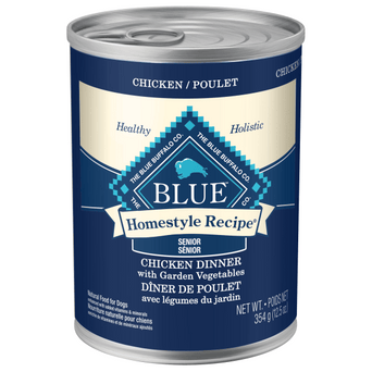 Blue Buffalo Co. BLUE Homestyle Recipe Chicken Dinner Senior Canned Dog Food
