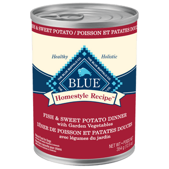 Blue Buffalo Co. BLUE Homestyle Recipe Fish & Sweet Potato Dinner Canned Dog Food