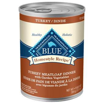 Blue Buffalo Co. BLUE Homestyle Recipe Turkey Meatloaf Dinner Canned Dog Food