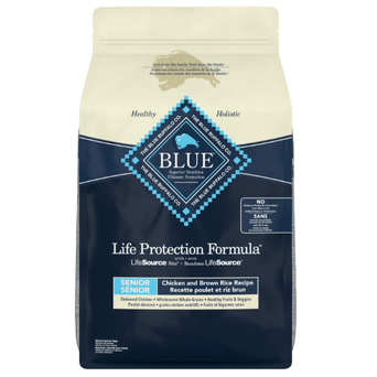 Blue Buffalo Co. BLUE Life Protection Formula Chicken & Brown Rice Recipe Dry Senior Dog Food