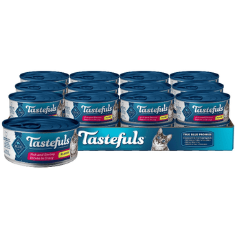 Blue Buffalo Co. BLUE Tastefuls Flaked Fish and Shrimp Entree Canned Cat Food