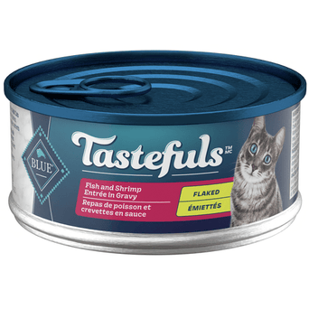 Blue Buffalo Co. BLUE Tastefuls Flaked Fish and Shrimp Entree Canned Cat Food