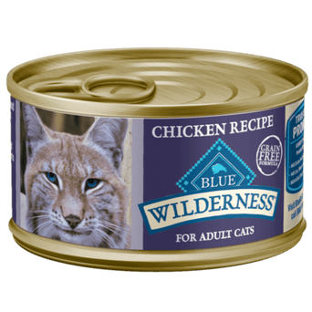 Blue Buffalo Co. BLUE Wilderness Grain Free Chicken Recipe Canned Cat Food