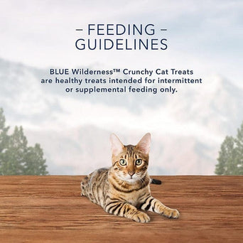 Blue Buffalo Co. BLUE Wilderness Grain Free Crunchy Cat Treats; Tasty Chicken Flavor