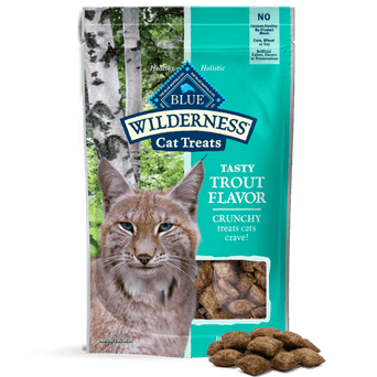 Blue Buffalo Co. BLUE Wilderness Grain Free Crunchy Cat Treats; Tasty Trout Flavor