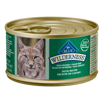 Blue Buffalo Co. BLUE Wilderness Grain Free Duck Recipe Canned Cat Food