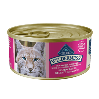 Blue Buffalo Co. BLUE Wilderness Grain Free Salmon Recipe Canned Cat Food