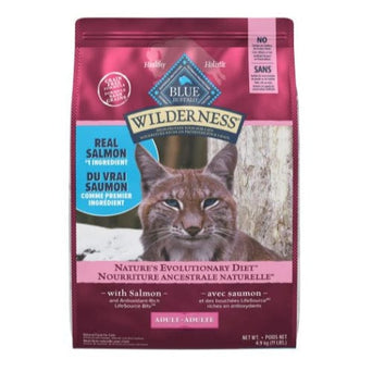 Blue Buffalo Co. BLUE Wilderness Grain Free Salmon Recipe Dry Cat Food