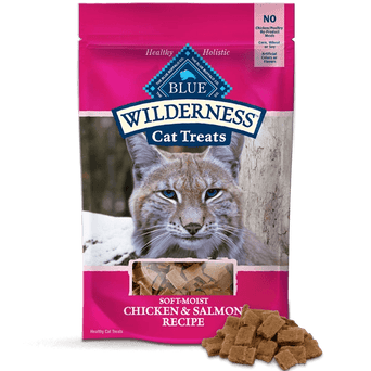Blue Buffalo Co. BLUE Wilderness Soft-Moist Cat Treats; Chicken & Salmon