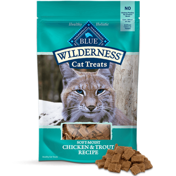 Blue Buffalo Co. BLUE Wilderness Soft-Moist Cat Treats; Chicken & Trout