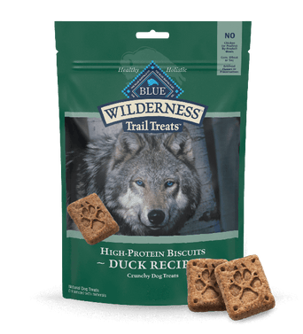 Blue Buffalo Co. BLUE Wilderness Trail Treats Grain Free Biscuits; Duck Recipe