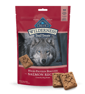 Blue Buffalo Co. BLUE Wilderness Trail Treats Grain Free Biscuits; Salmon Recipe