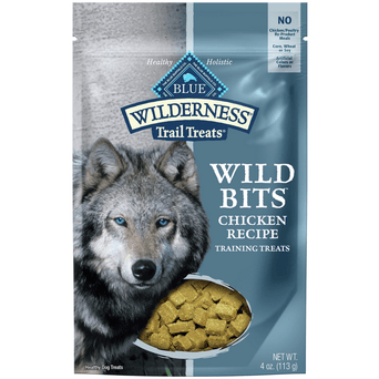 Blue Buffalo Co. BLUE Wilderness Trail Treats Wild Bits Chicken Recipe Dog Training Treats