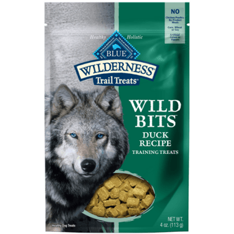 Blue Buffalo Co. BLUE Wilderness Trail Treats Wild Bits Duck Recipe Dog Training Treats
