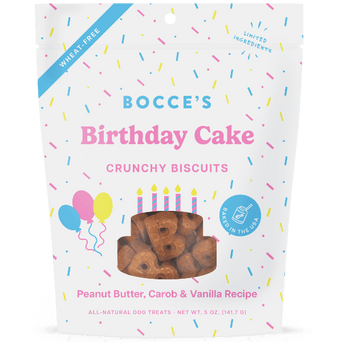 Bocce's Bocce's Birthday Cake Crunchy Dog Biscuits