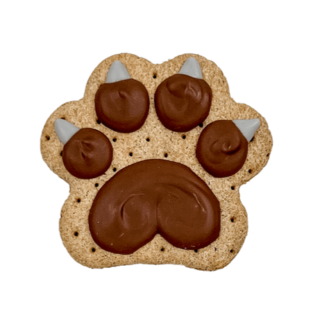 Bosco and Roxy's Summer BBQ Natural Bear Paw Dog Cookie