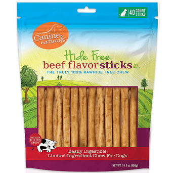 Canine Naturals Canine Naturals Hide Free Beef Sticks Dog Chew