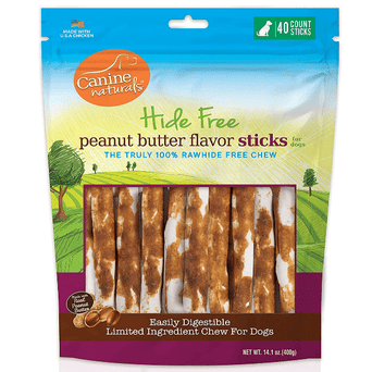 Canine Naturals Canine Naturals Hide Free Peanut Butter Sticks Dog Chew