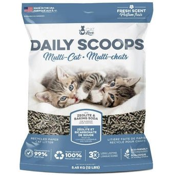 Cat Love Cat Love MultiCat Scented Daily Scoops Recycled Paper Cat Litter