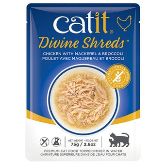 Catit Catit Divine Shreds Chicken Multipack Cat Food Topper