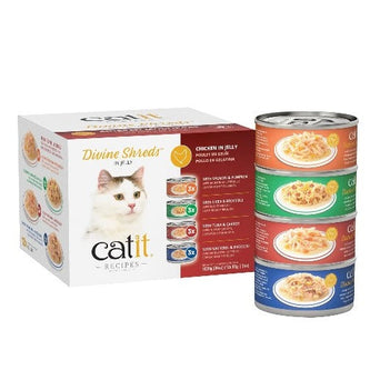 Catit Catit Divine Shreds Chicken in Jelly Multipack