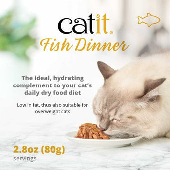 Catit Catit Fish Dinner with Whitefish & Pumpkin Wet Cat Food