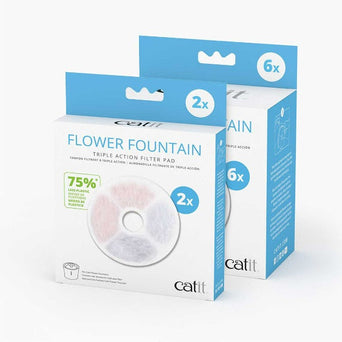 Catit Catit Flower Fountain Triple Action Filter Pads