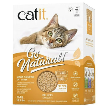 Catit Catit Go Natural! Wood Clumping Cat Litter; Pellets