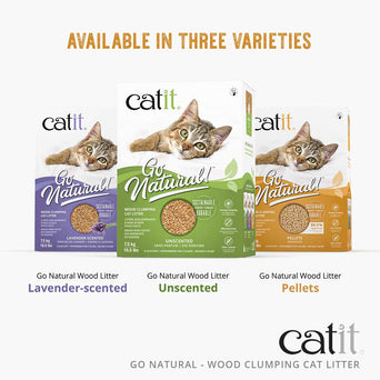 Catit Catit Go Natural! Wood Clumping Cat Litter; Pellets