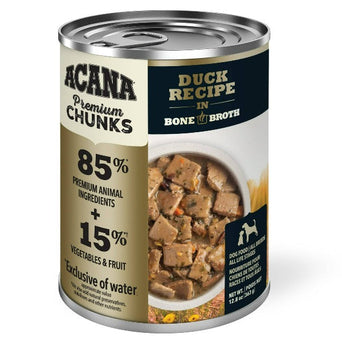 Champion Petfoods Acana Duck Recipe in Bone Broth Canned Dog Food