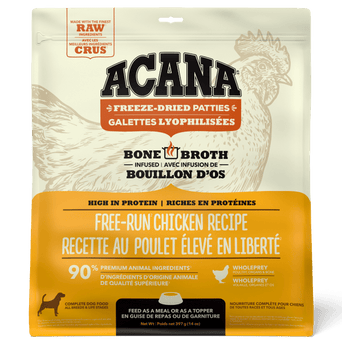 Champion Petfoods ACANA Free-Run Chicken Recipe Freeze Dried Dog Food