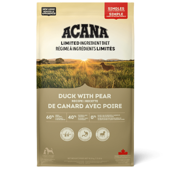Champion Petfoods ACANA Singles Duck with Pear Recipe Dry Dog Food