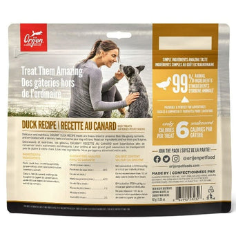 Champion Petfoods Orijen Free-Run Duck Recipe Freeze-Dried Dog Treats