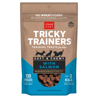 CloudStar Cloud Star Tricky Trainers with Salmon Soft & Chewy Dog Treats