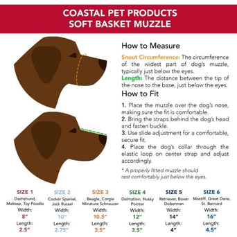 Coastal Pet Products Coastal Soft Basket Muzzle