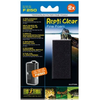 Exo Terra Exo Terra Repti Clear F250/F350 Replacement Foams 2-Pack