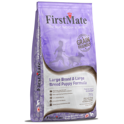 FirstMate Grain Friendly Large Breed & Large Breed Puppy Dry Dog Food, 11.4kg