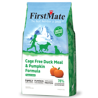 FirstMate FirstMate LID Cage Free Duck Meal & Pumpkin Formula Dry Dog Food, 11.4 kg