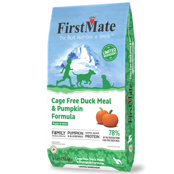 FirstMate FirstMate LID Cage Free Duck Meal & Pumpkin Formula Dry Dog Food, 11.4 kg
