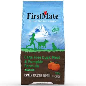 FirstMate FirstMate LID Cage Free Duck Meal & Pumpkin Formula Dry Dog Food, 5lb