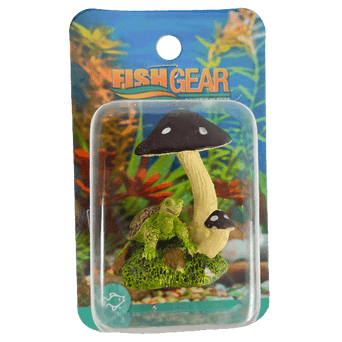 Fish Gear Fish Gear Mushroom & Turtle Betta Ornament