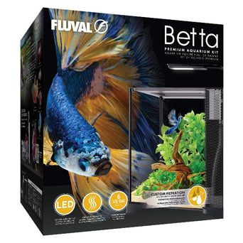 Fluval Betta Premium Aquarium Kit, 6 US Gal / 22.7 L