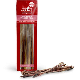 foufouBRANDS Boucherie Veal Pizzle Dog Bully Sticks