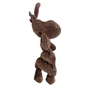 foufouBRANDS FouFit Corduroy Squeak'n Tube; Moose