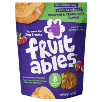 Fruitables Fruitables Baked Pumpkin & Cranberry Dog Treats